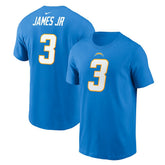 Derwin James Jr. Los Angeles Chargers Player Name & Number T-Shirt - Powder Blue T-shirts