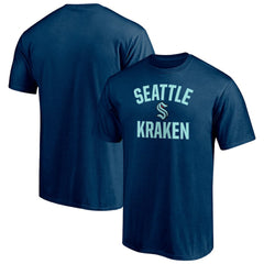 Seattle Kraken Victory Arch T-Shirt - Deep Sea Blue | US 4619639
