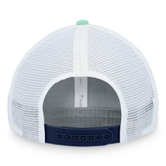 Seattle Kraken Fanatics Iconic Gradient Trucker Snapback Hat - Deep Sea Blue/White | US 4625761