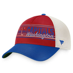 Washington Capitals Fanatics True Classic Retro Trucker Snapback Hat - Red/Royal | US 4625826