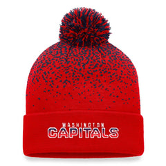 Washington Capitals Fanatics Iconic Gradient Cuffed Knit Hat with Pom - Red | US 4630239