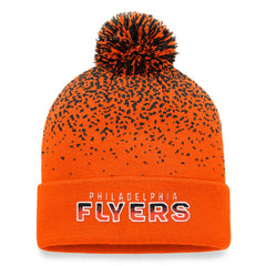 Philadelphia Flyers Fanatics Iconic Gradient Cuffed Knit Hat with Pom - Orange | US 4630247