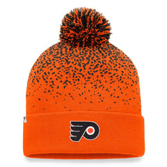 Philadelphia Flyers Fanatics Iconic Gradient Cuffed Knit Hat with Pom - Orange | US 4630247