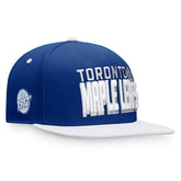 Toronto Maple Leafs Fanatics Heritage Retro Two-Tone Snapback Hat - Blue/White | US 4631558