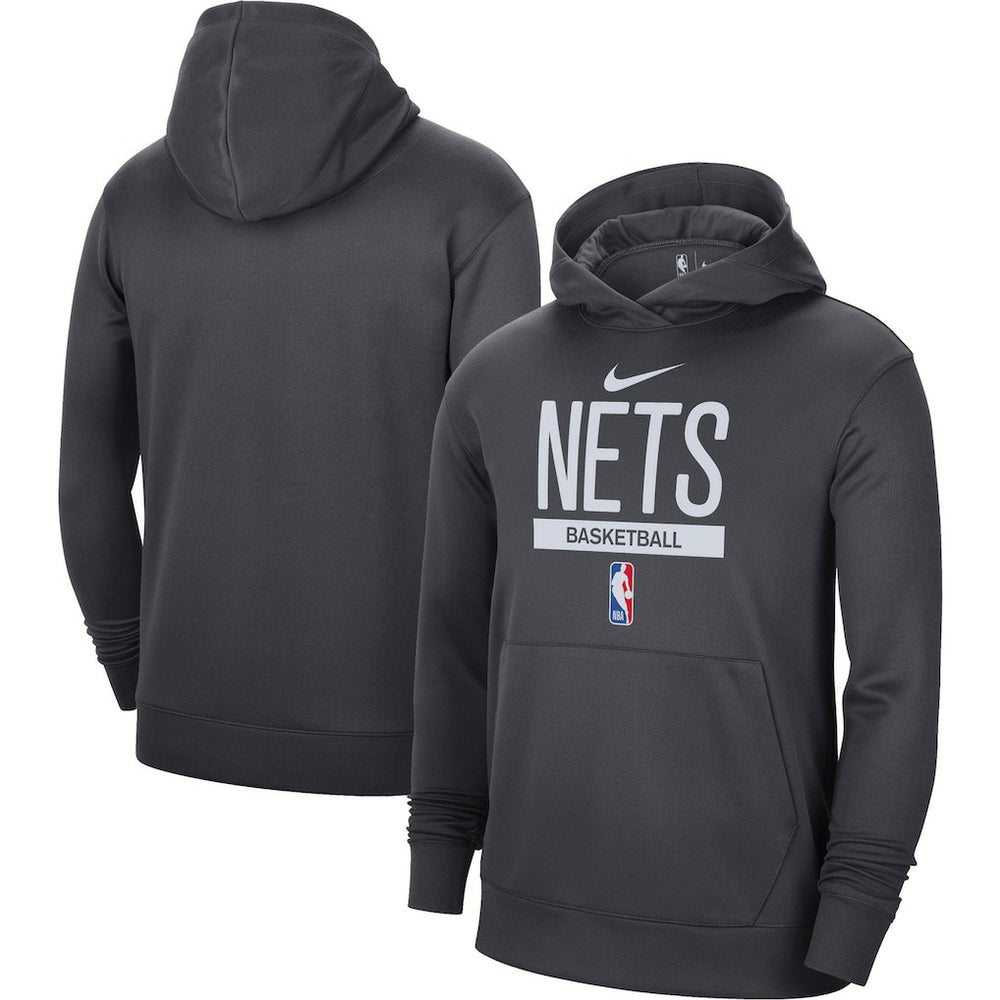 Brooklyn Nets 2022/23 Spotlight On-Court Practice Performance Pullover Hoodie Anthracite - Nike