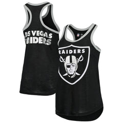 Las Vegas Raiders G-III 4Her by Carl Banks Women's Tater Burnout Tank Top - Black Tops