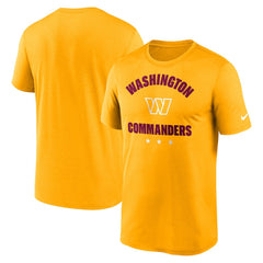 Washington Commanders Arch Legend T-Shirt - Gold T-shirts