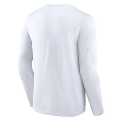 Los Angeles Dodgers Fanatics Pressbox Long Sleeve T-Shirt - White T-shirts