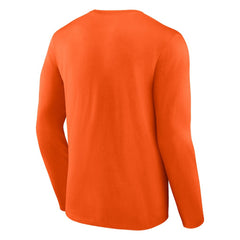 Philadelphia Flyers Fanatics Covert Long Sleeve T-Shirt - Orange | US 4641721
