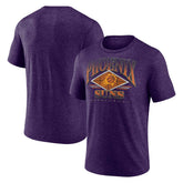 Phoenix Suns True Classics Power Phase Tri-Blend T-Shirt Heather Purple - Fanatics