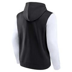 Brooklyn Nets Attack Colorblock Pullover Hoodie Black/White - Fanatics outlet