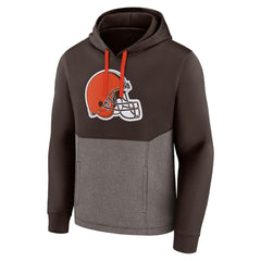 Cleveland Browns Winter Camp Pullover Hoodie - Brown Hoodies