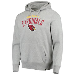 Arizona Cardinals '47 Outrush Headline Pullover Hoodie - Heathered Gray Hoodies