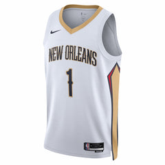 Zion Williamson New Orleans Pelicans Unisex Swingman Jersey Association Edition White - Nike outlet