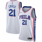 Joel Embiid Philadelphia 76ers Unisex Swingman Jersey Association Edition White - Nike