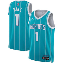 LaMelo Ball Charlotte Hornets Jordan Brand Unisex Swingman Jersey Icon Edition Teal