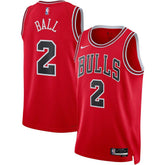 Lonzo Ball Chicago Bulls Unisex Swingman Jersey Icon Editi- Red - Nike