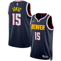 Nikola Jokic Denver Nuggets Unisex Swingman Jersey Icon Editi- Navy - Nike