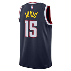 Nikola Jokic Denver Nuggets Unisex Swingman Jersey Icon Editi- Navy - Nike