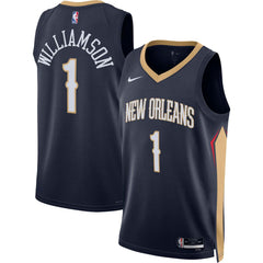 Zion Williamson New Orleans Pelicans Unisex Swingman Jersey Icon Edition Navy - Nike