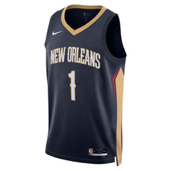 Zion Williamson New Orleans Pelicans Unisex Swingman Jersey Icon Edition Navy - Nike