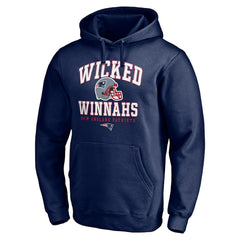 New England Patriots Hometown Collection Wicked Winnahs Pullover Hoodie - Navy Hoodies