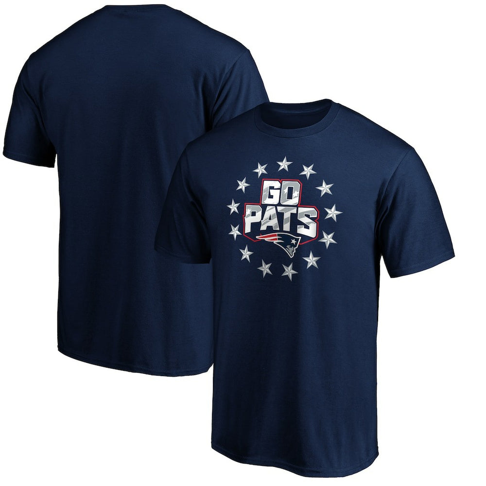 New England Patriots Hometown Collection Go Pats T-Shirt - Navy T-shirts