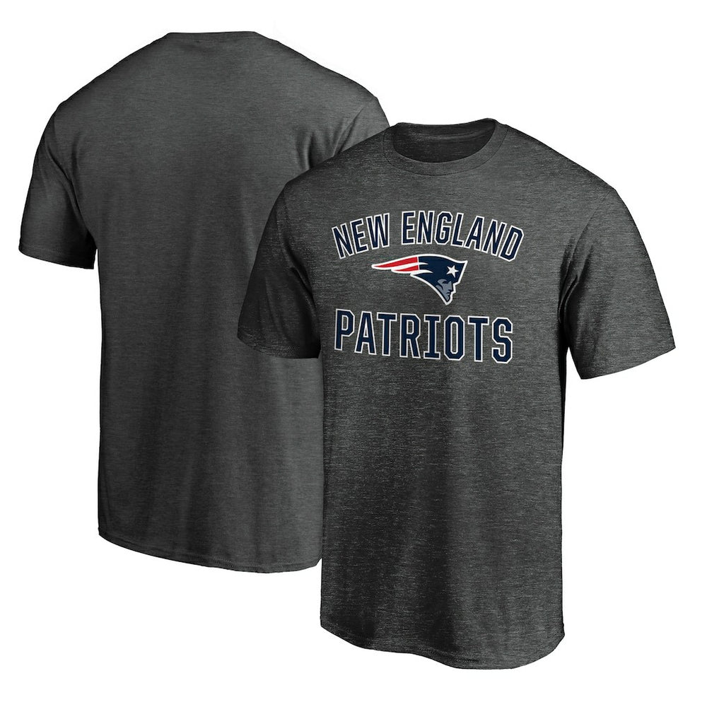 New England Patriots Victory Arch T-Shirt - Heather Charcoal T-shirts
