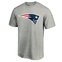New England Patriots Primary Logo T-Shirt - Heather Gray T-shirts
