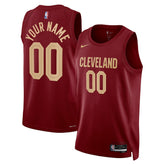 Cleveland Cavaliers Unisex Swingman Custom Jersey Burgundy Icon Edition - Nike