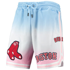 Boston Red Sox Pro Standard Team Logo Pro Ombre Shorts - Blue/Pink Shorts