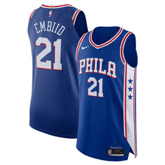 Joel Embiid Philadelphia 76ers Authentic Jersey Icon Edition Royal - Nike