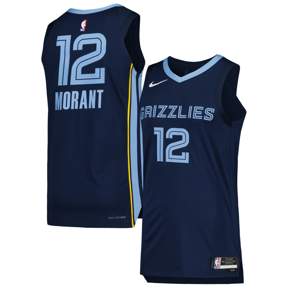 Ja Morant Memphis Grizzlies Authentic Jersey Icon Edition Navy - Nike