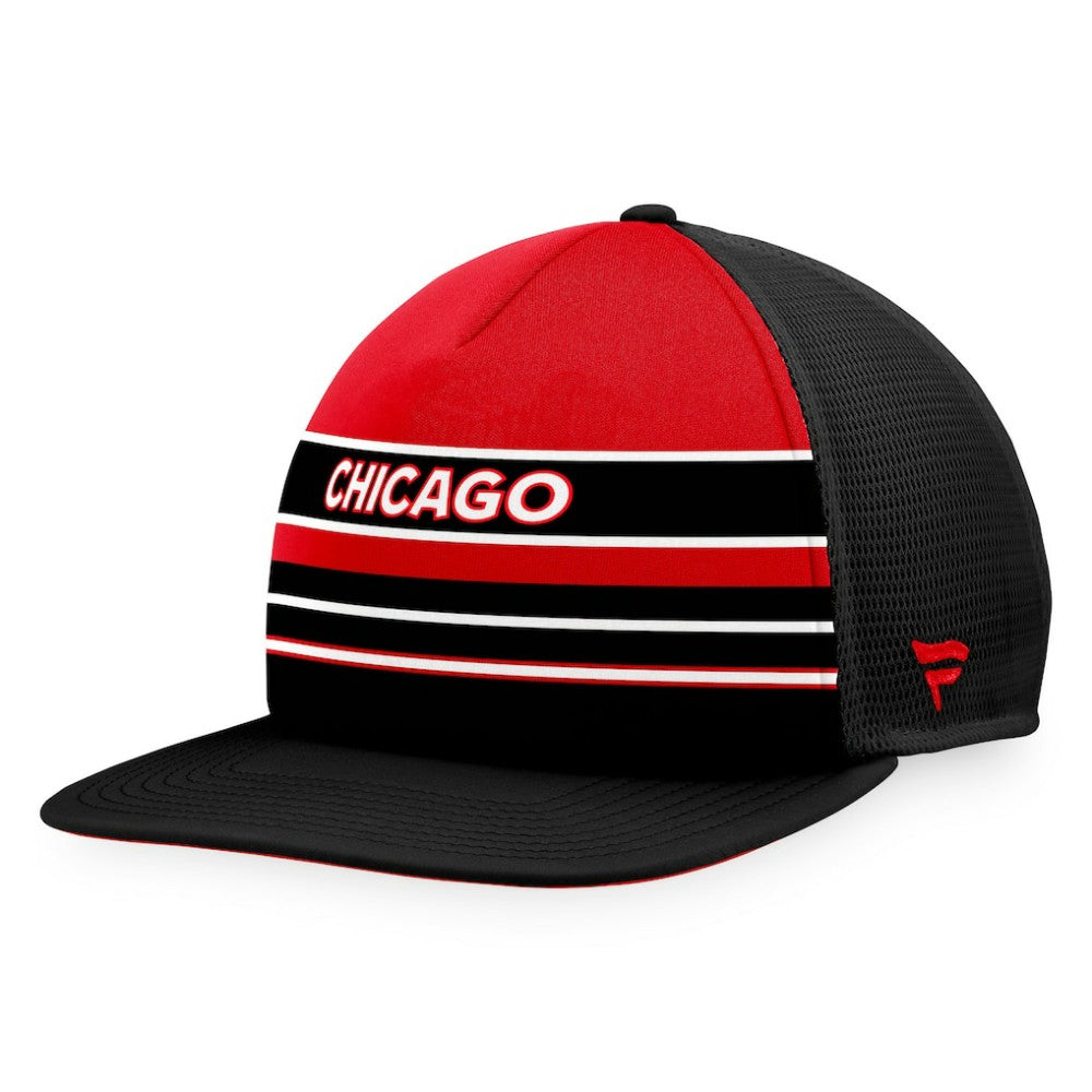 Chicago Blackhawks Fanatics Special Edition 2.0 Trucker Snapback Adjustable Hat - Red/Black | US 4655583