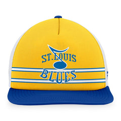 St. Louis Blues Fanatics Special Edition 2.0 Trucker Snapback Adjustable Hat - Gold/Blue | US 4655592