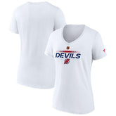 New Jersey Devils Fanatics Women's Special Edition V-Neck T-Shirt - White | US 4660153