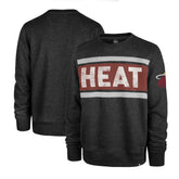 Miami Heat '47 Tribeca Emerson Pullover Sweatshirt Heather Black - 47 brand