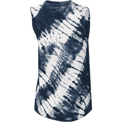 Boston Red Sox Touch Women's Money Ball Tie-Dye Tank Top - Navy Tanks
