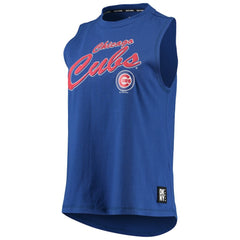 Chicago Cubs DKNY Sport Women's Marcie Tank Top - Royal Tanks