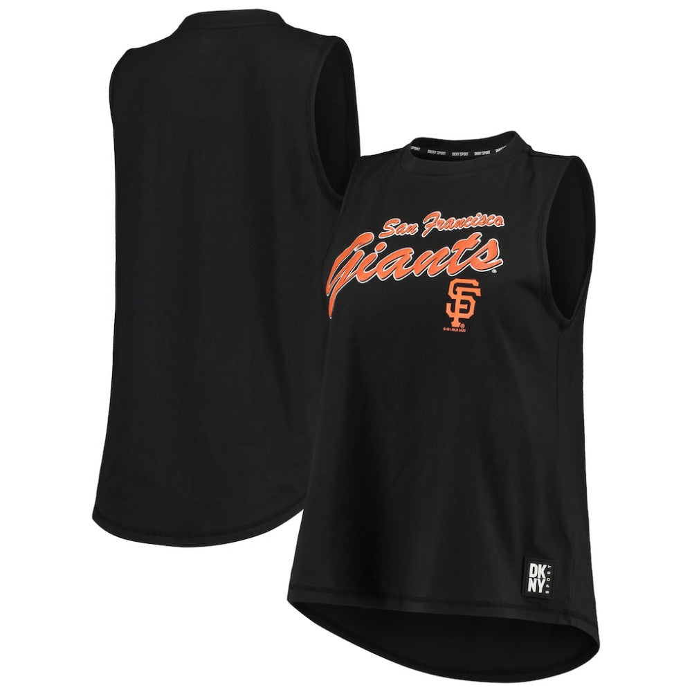 San Francisco Giants DKNY Sport Women's Marcie Tank Top - Black Tanks