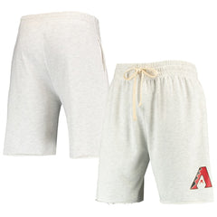 Arizona Diamondbacks Concepts Sport Mainstream Terry Tri-Blend Shorts - Oatmeal Shorts