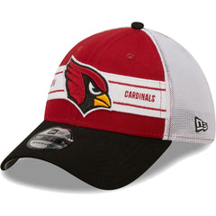Arizona Cardinals New Era Team Banded 39THIRTY Flex Hat - Cardinal/Black Hats