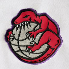 Toronto Raptors Hardwood Classics Fusion 2.0 Colorblock Pullover Hoodie Purple - Mitchell & Ness