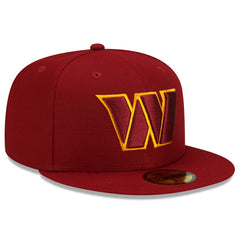 Washington Commanders New Era Team Basic 59FIFTY Fitted Hat - Burgundy Hats
