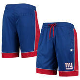 New York Giants Starter Fan Favorite Fashion Shorts - Royal/Red Shorts