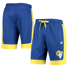 Los Angeles Rams Starter Fan Favorite Fashion Shorts - Royal/Gold Shorts