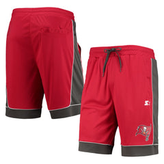 Tampa Bay Buccaneers Starter Fan Favorite Fashion Shorts - Red/Pewter Shorts
