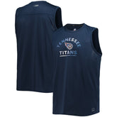 Tennessee Titans MSX by Michael Strahan Rebound Tank Top - Navy Tops