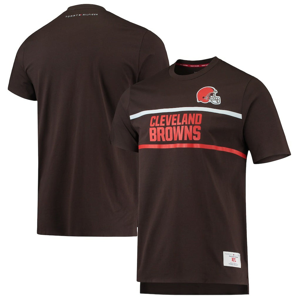 Cleveland Browns Tommy Hilfiger The Travis T-Shirt - Brown T-shirts