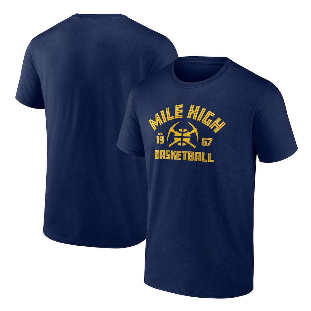 Denver Nuggets Tip-Off T-Shirt Navy outlet